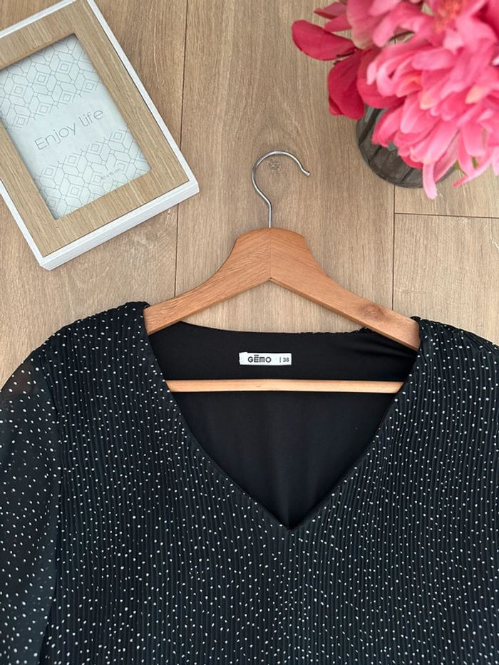 Jolie robe noire • Gemo •Taille 38 - photo numéro 3