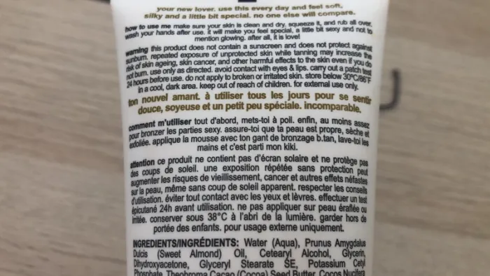 Crème bronzage progressif - photo numéro 3