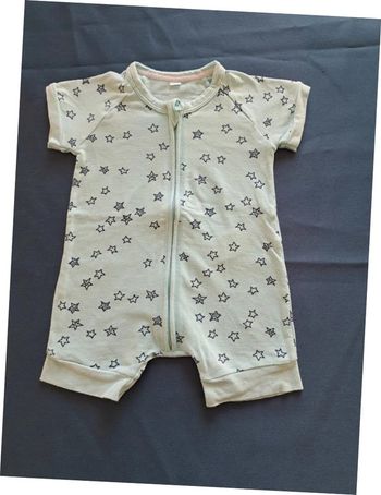 Barboteuse / pyjashort / pyjamas fermeture eclair