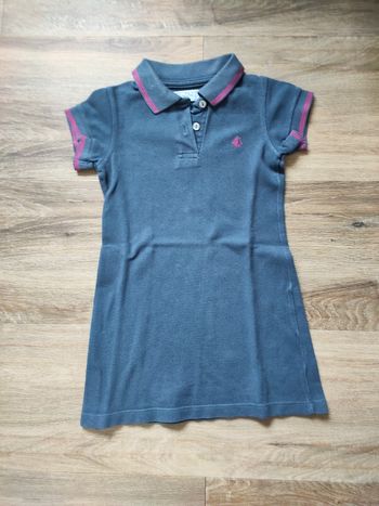 Robe Petit Bateau manches courtes polo 4 ans