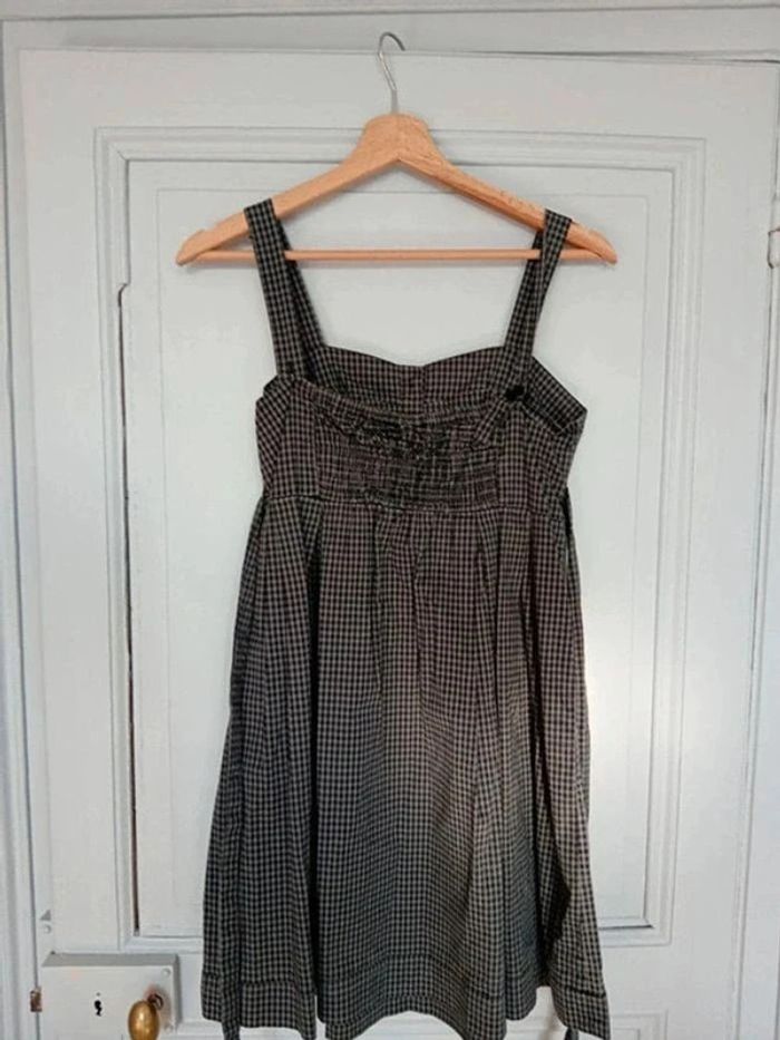 Robe à carreaux vintage - Nafnaf - 36/S - photo numéro 3