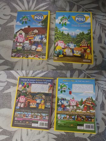 Lot 2 DVD Robocar Poli