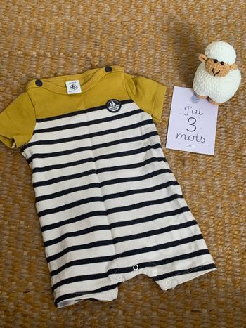 Grenouillère petit bateau 3 mois