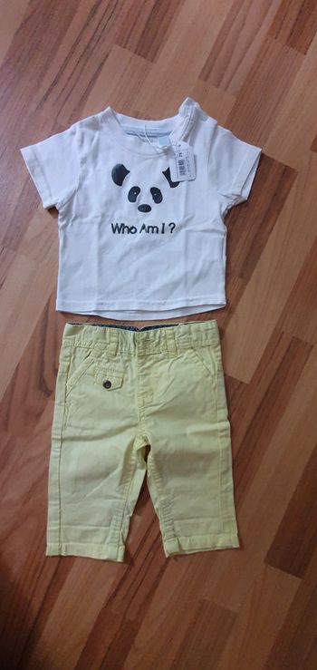 Ensemble 6 mois okaidi et tape à l oeil