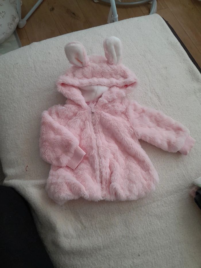 Manteau lapin 6mois