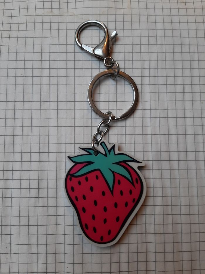 Porte-clés fraise