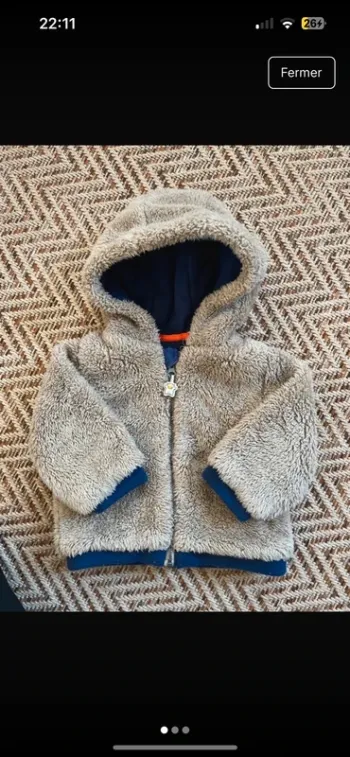 Veste polaire DPAM 9m