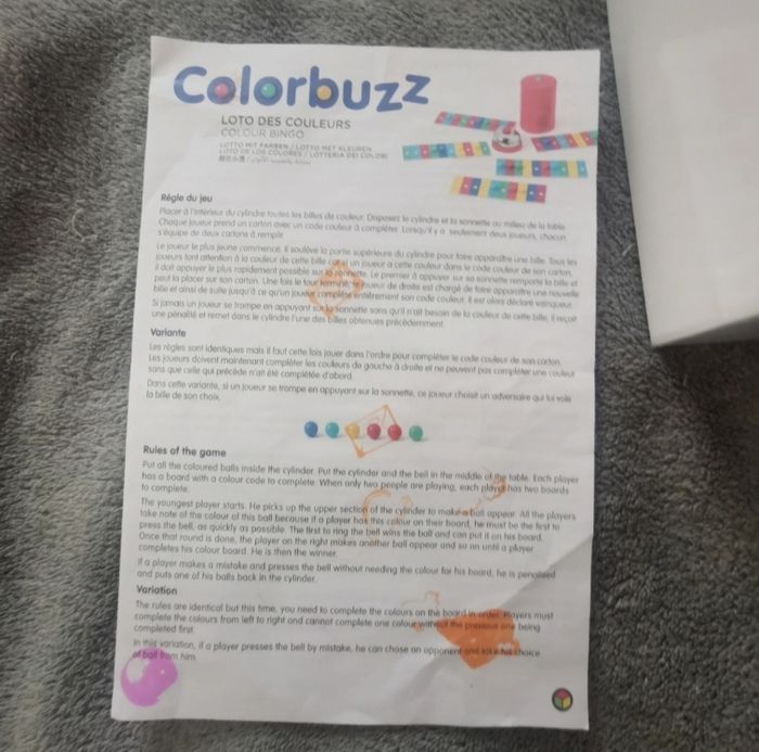 Colorbuzz Loto des couleurs Oxybul - photo numéro 4