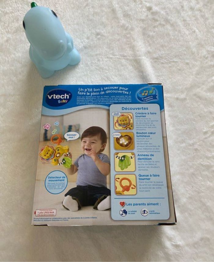 Hochet P'tit Lion VTech (3-36 mois) - Éveil et Amusement Garantis ! - photo numéro 3