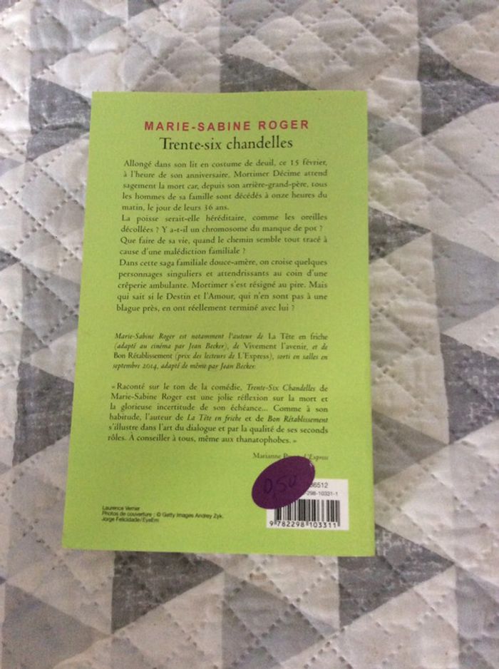 #trente six chandelles Marie Sabine Roger - photo numéro 4