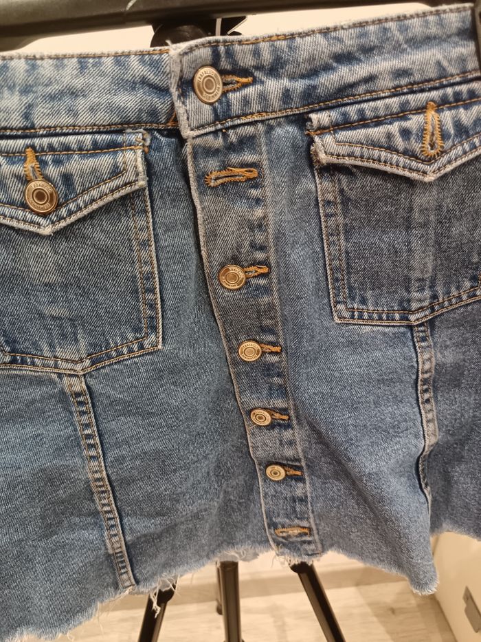 Jupe en jean taille 36 demin - photo numéro 2