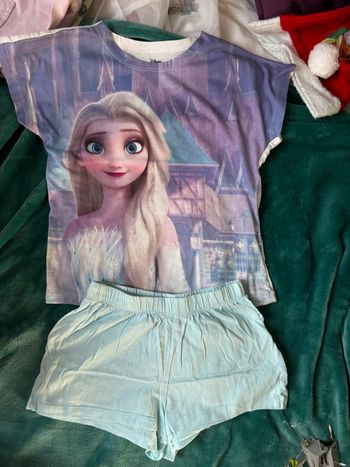 Pyjashort reine des neiges 5-6 ans