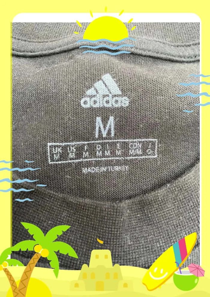 T shirt adidas noir blanc - photo numéro 5