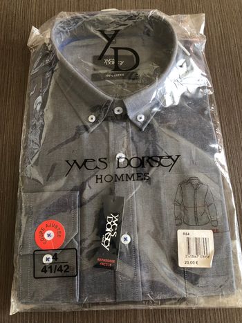 chemise homme manches longues 41/42 L