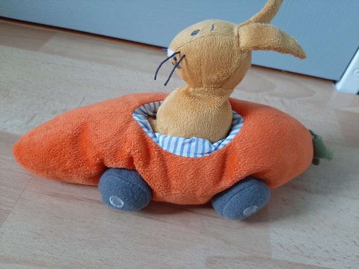 Peluche lapin carotte hochet IKEA - photo numéro 3