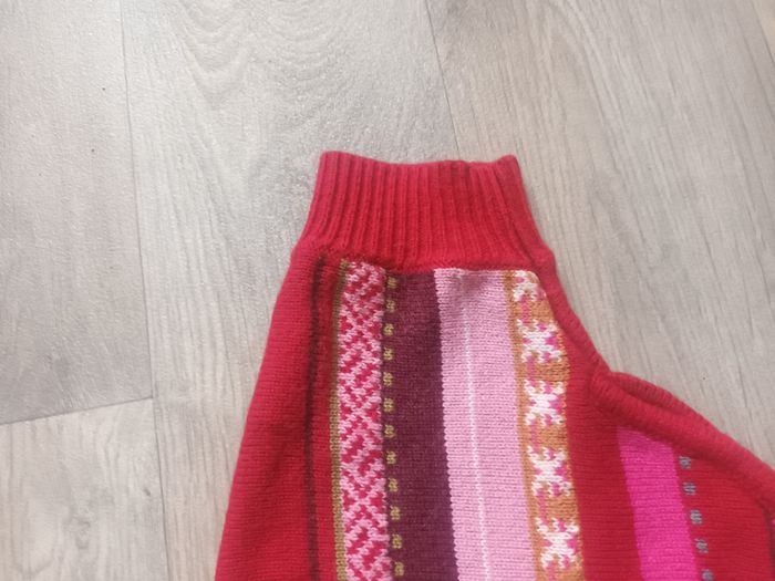 poncho  4 ans fille  Kenzo kids magnifique peu porté cape cappe avec capuche - photo numéro 5