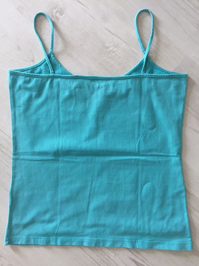 502-Débardeur turquoise T 42/44 - photo numéro 4