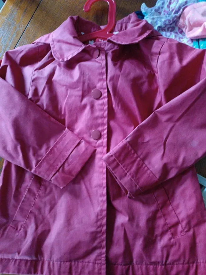 Manteau coupe-vent à capuche Tissaia 4A - photo numéro 3