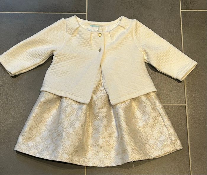 Tenue de cérémonie fille Obaïbi 12 mois