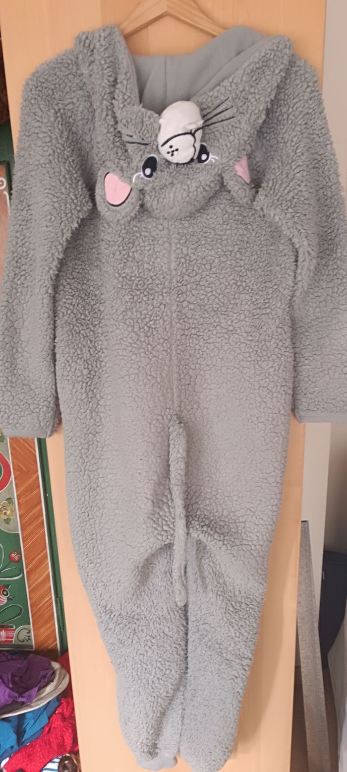 Onesie, pyjama une pièce avec tête de souris * love to lounge - photo numéro 4