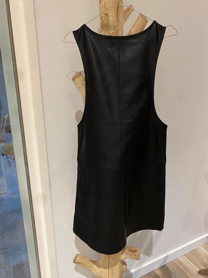 Robe simili cuir camaïeu - photo numéro 2