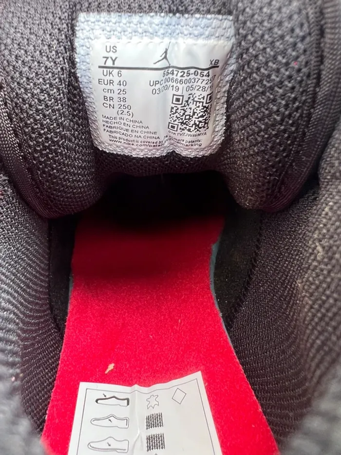 Nike air jordan 1 mid bred 40 neuve - photo numéro 7