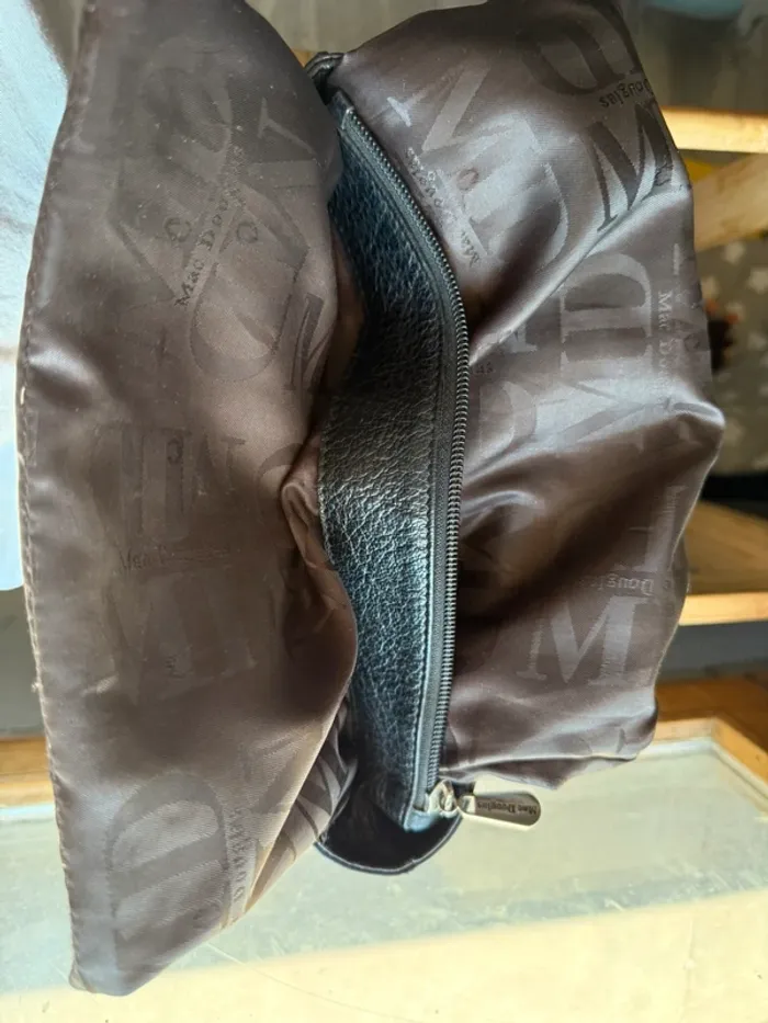 Sac à main Mac Douglas cuir noir - photo numéro 6
