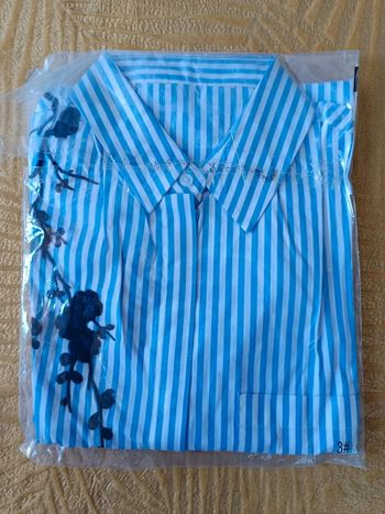 Chemise bleue L