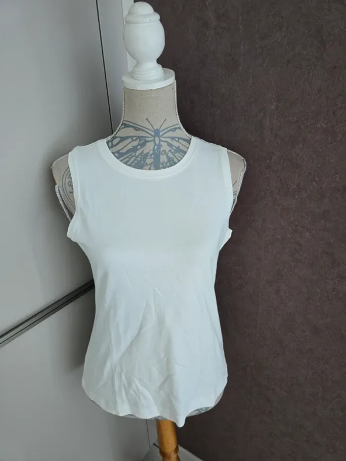 Débardeur blanc Mexx taille XL neuf avec étiquette