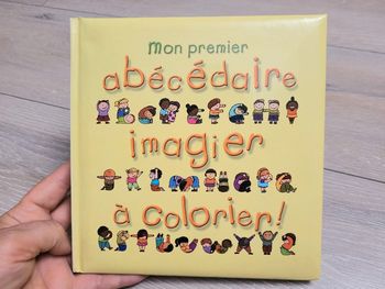 Livre " Mon premier abécédaire imagier à colorier. Édition scarabea