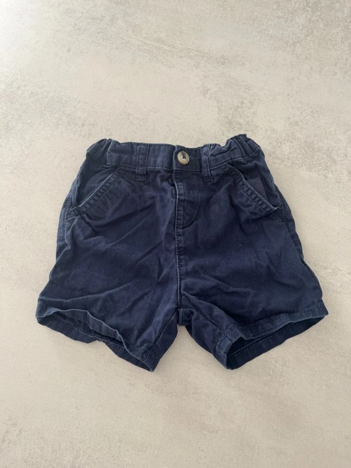 Short chino bleu marine
