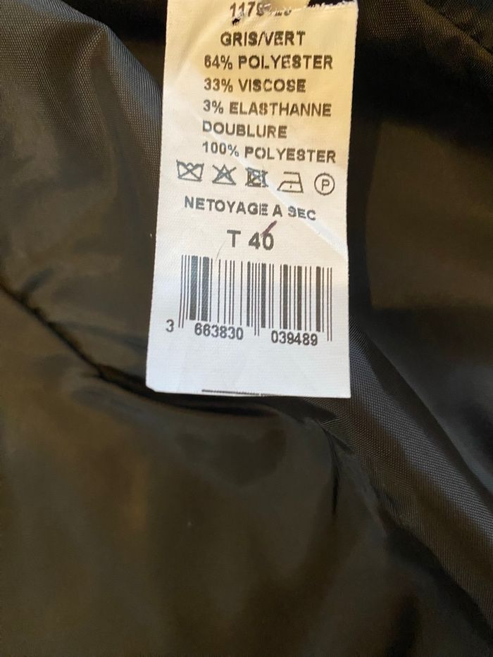 Veste blazer Prince de Galles 3S Stylist - photo numéro 4