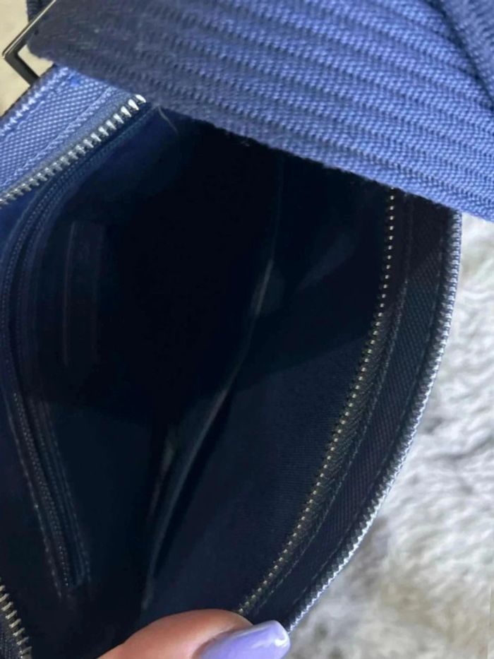 Sacoche Lacoste bandoulière bleu - photo numéro 4