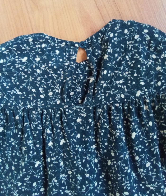 Jolie robe tons bleus Vertbaudet taille 3 ans - photo numéro 9