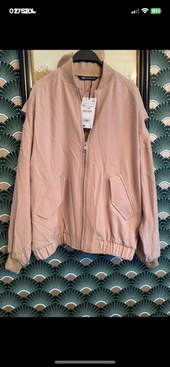 Nouveau blouson aviateur bombers Zara taille oversize.