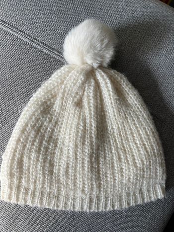 Bonnet à pompon 11/14 ans Monoprix Kids