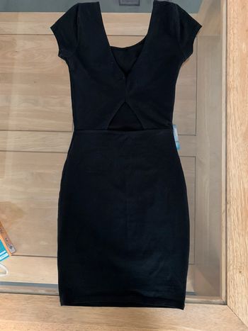 Magnifique Robe noir pull & bear