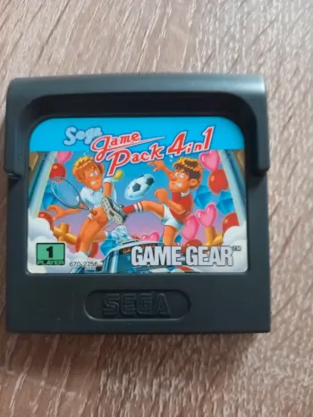 Jeu Sega game gear game pack 4en1