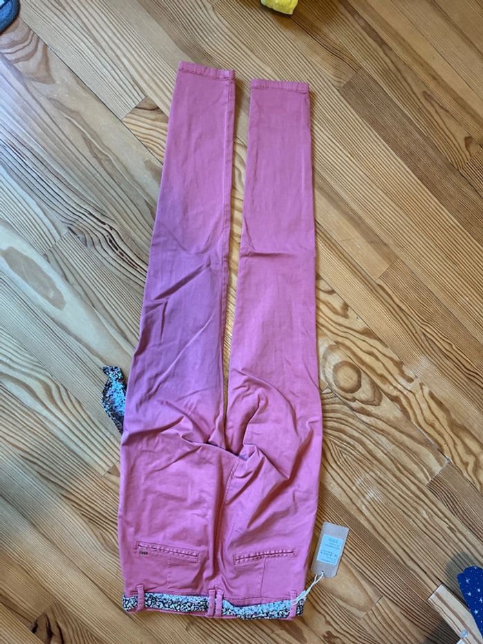 Pantalon chino Dyli rose Le temps des Cerises taille 24 - photo numéro 5