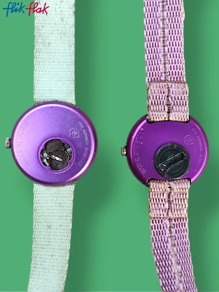Lot de 2 montres Flik Flak vintage pour enfant AB - photo numéro 2
