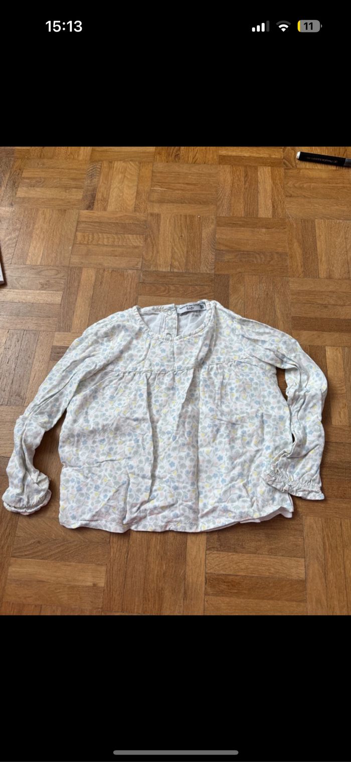 Blouse fleurie
