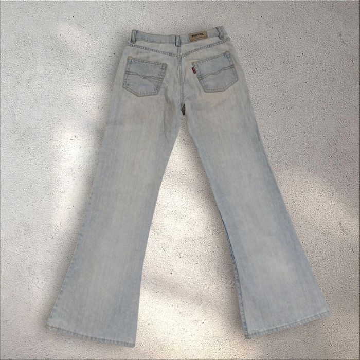 Jean jambes larges évasées pattes d'éléphant Pontiac femme taille 36 - photo numéro 3