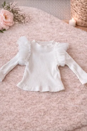 🌸 Haut bébé fille Cozy Cub – Taille 0/1 mois 🌸