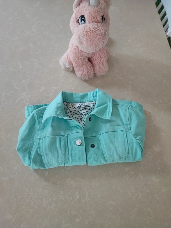 🌸sublime veste en jean 3/4 ans NEUVE - photo numéro 8
