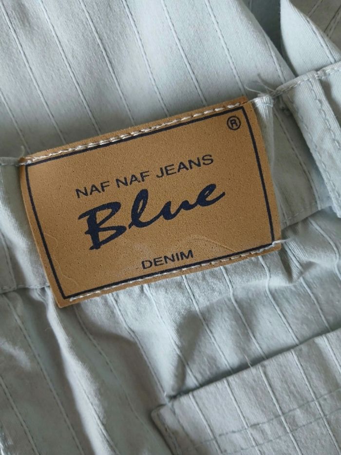 Jeans pantalon droit Denim bleu très clair 36/S - Naf Naf - photo numéro 3