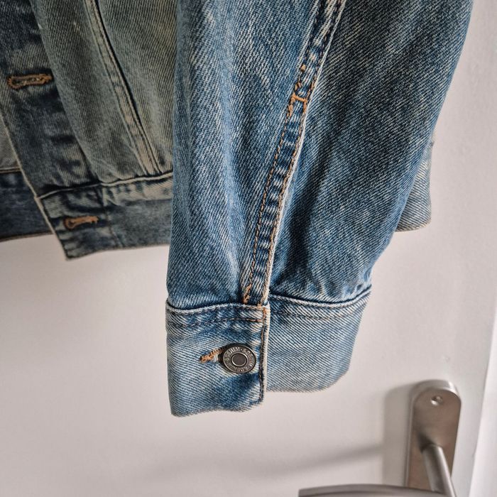 Veste en jean en excellent état bleu délavé - H&M Logg- Taille M : 38 - 40 - photo numéro 4