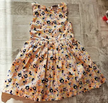 Robe fleurie sergent major 9 ans fille