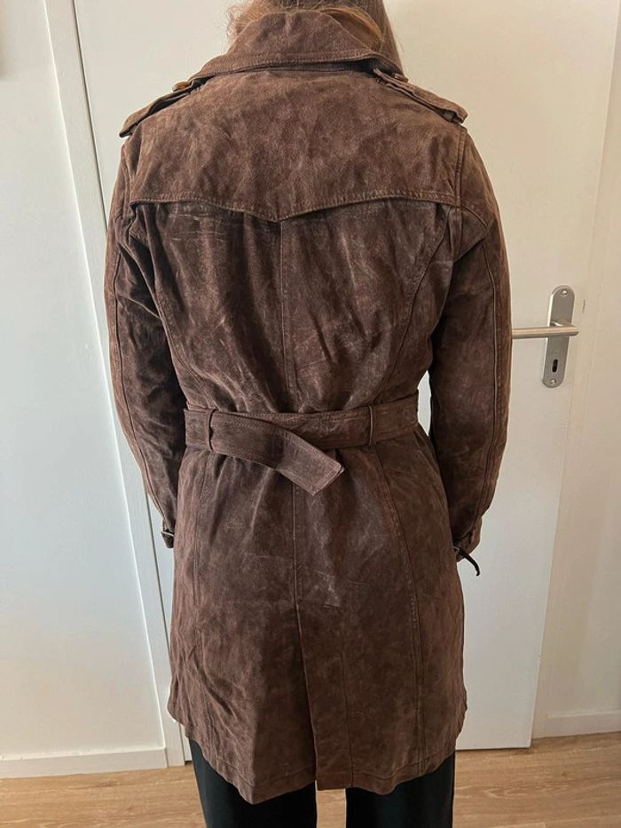 Trench cuir Naf Naf - photo numéro 3