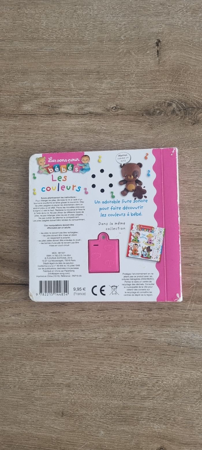 Livre sonore : Les couleurs - photo numéro 7