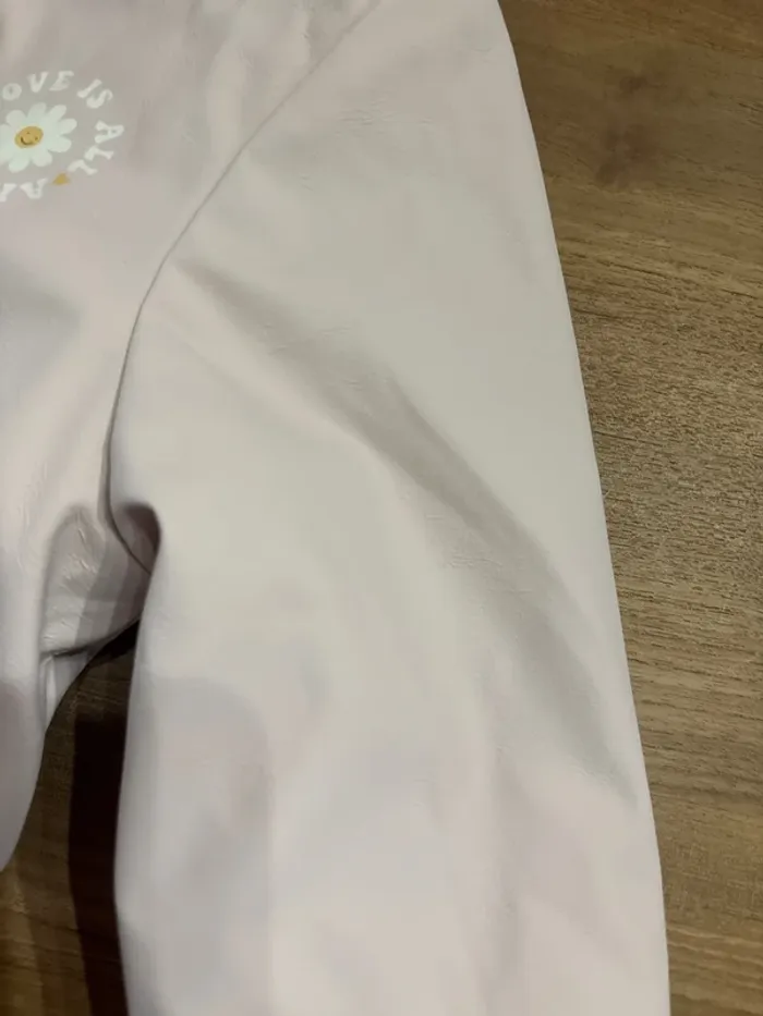 Imperméable fourré intérieur rose 5 ans - photo numéro 4